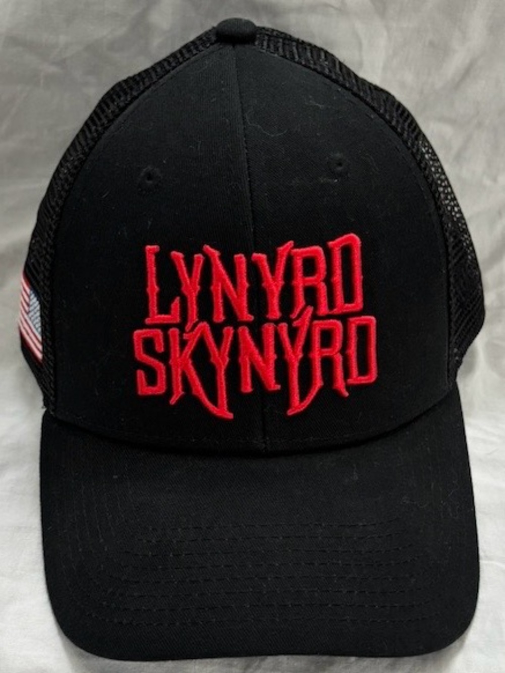 Lynyrd Skynyrd black trucker hat by Dome Headwear Co (Style IV)